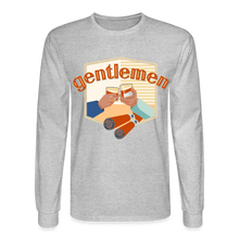 Load image into Gallery viewer, Gentlemen Men&#39;s Long Sleeve T-Shirt - heather gray
