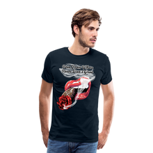Load image into Gallery viewer, Smoking Rose T-Shirt - deep navy