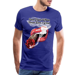 Smoking Rose T-Shirt - royal blue
