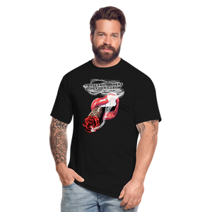 Smoking Rose Tall T-Shirt - black