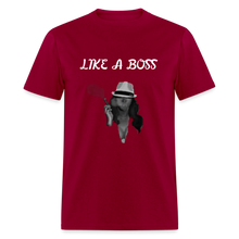 Load image into Gallery viewer, Like a Boss - dark red
