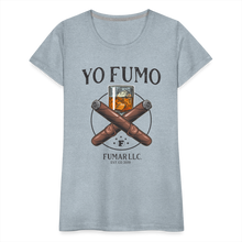 Load image into Gallery viewer, Ladies 2 Sticks T-Shirt - heather ice blue