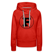 Load image into Gallery viewer, Ladies Fumar Hoodie - red