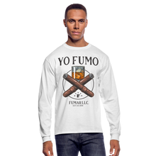 Load image into Gallery viewer, Yo Fumo Men&#39;s Long Sleeve T-Shirt - white