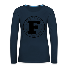 Load image into Gallery viewer, Fumar Women&#39;s Premium Long Sleeve T-Shirt - deep navy