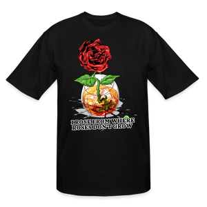 Concrete Rose Tall T-Shirt - black
