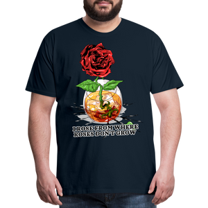 Concrete Rose Men's T-Shirt - deep navy