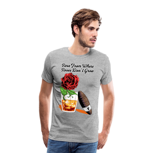 Whiskey Rose T-Shirt - heather gray