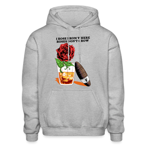 Whiskey Rose Hoodie - heather gray