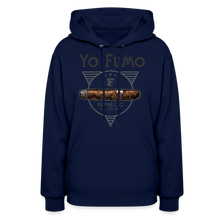 Load image into Gallery viewer, Ladies Fumo Star Hoodie - navy