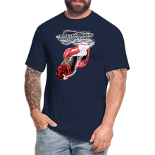 Load image into Gallery viewer, Smoking Rose Tall T-Shirt - navy