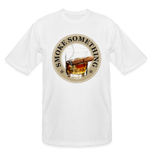 Load image into Gallery viewer, Smoke Something Men&#39;s Tall T-Shirt - white