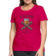 Load image into Gallery viewer, Ladies 2 Sticks T-Shirt - dark pink