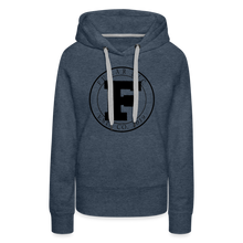 Load image into Gallery viewer, Ladies Fumar Hoodie - heather denim