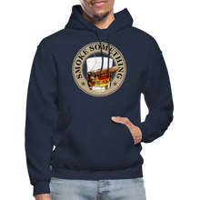 Load image into Gallery viewer, Smoke Something Hoodie - navy