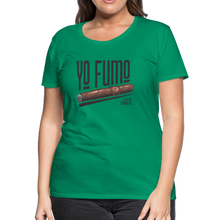 Load image into Gallery viewer, Ladies Yo Fumo T-Shirt - kelly green
