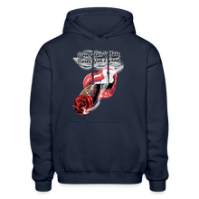 Load image into Gallery viewer, Smoking Rose Hoodie - navy