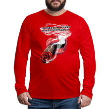 Load image into Gallery viewer, Smoking Rose Long Sleeve T-Shirt - red