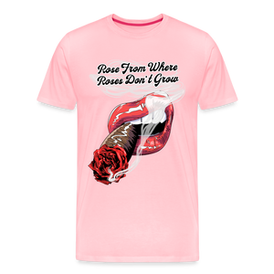 Smoking Rose T-Shirt - pink