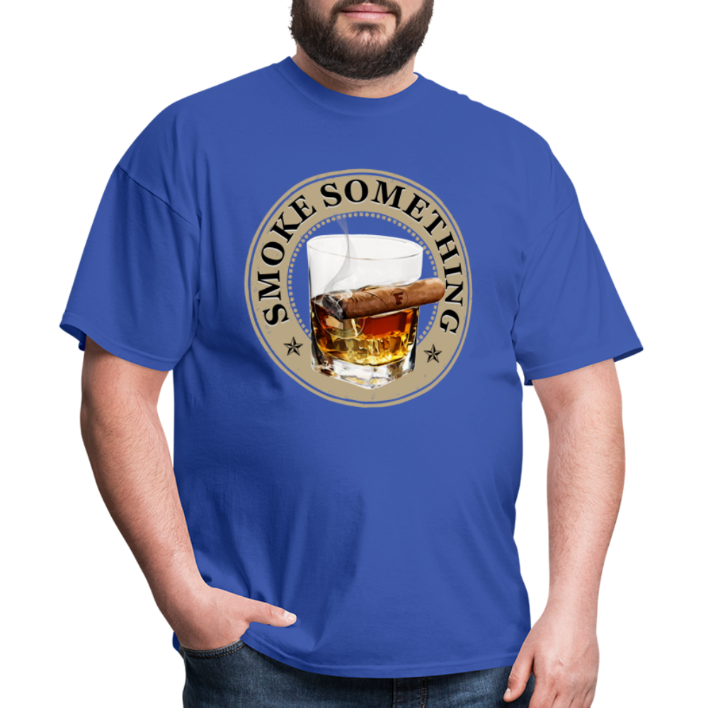 Smoke Something - royal blue