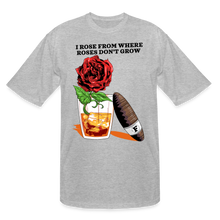 Load image into Gallery viewer, Whiskey Rose Tall T-Shirt - heather gray