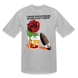Whiskey Rose Tall T-Shirt - heather gray