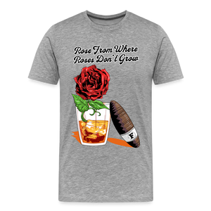 Whiskey Rose T-Shirt - heather gray