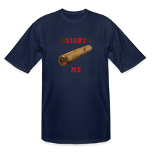 Load image into Gallery viewer, Enlighten Me Men&#39;s Tall T-Shirt - navy