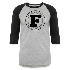 Fumar Baseball T-Shirt - heather gray/black