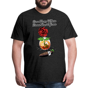 Concrete Rose T-Shirt - charcoal grey