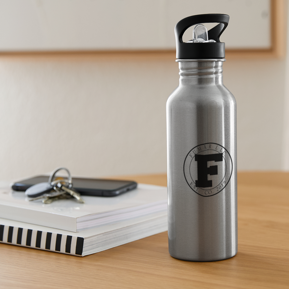 Fumar Water Bottle - silver