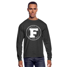 Load image into Gallery viewer, Fumar Men&#39;s Long Sleeve T-Shirt - heather black