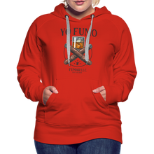Load image into Gallery viewer, Ladies 2 Sticks Hoodie - red