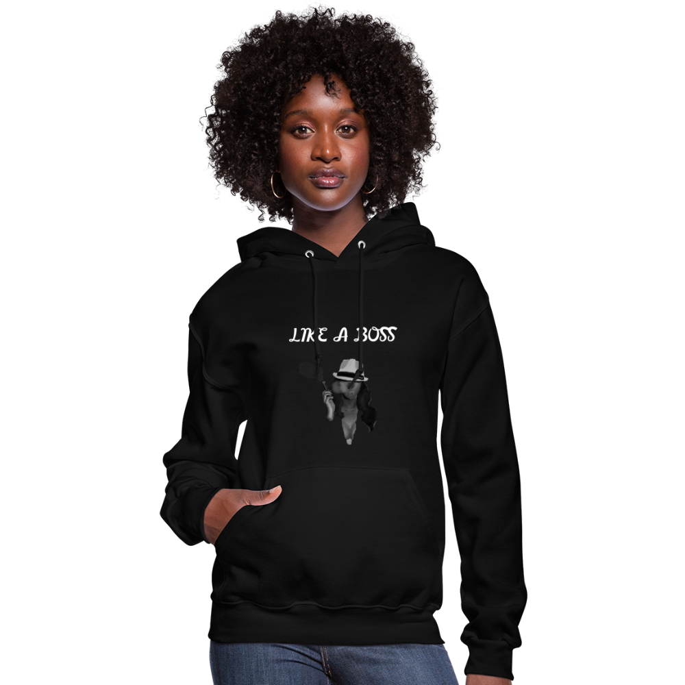 Like a Boss Hoodie - black