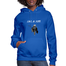Load image into Gallery viewer, Like a Boss Hoodie - royal blue