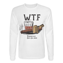 Load image into Gallery viewer, W.T.F Men&#39;s Long Sleeve T-Shirt - white