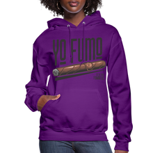 Load image into Gallery viewer, Ladies Yo Fumo Hoodie - purple