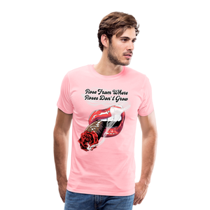 Smoking Rose T-Shirt - pink