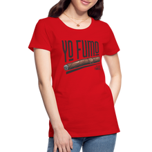 Load image into Gallery viewer, Ladies Yo Fumo T-Shirt - red