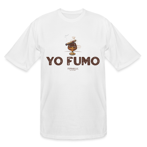 Yo Fumo Men's Tall T-Shirt - white