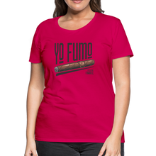 Load image into Gallery viewer, Ladies Yo Fumo T-Shirt - dark pink