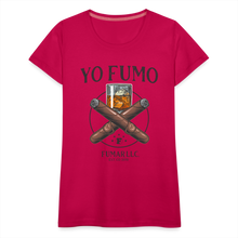 Load image into Gallery viewer, Ladies 2 Sticks T-Shirt - dark pink