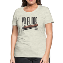 Load image into Gallery viewer, Ladies Yo Fumo T-Shirt - heather oatmeal
