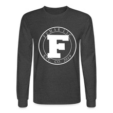 Load image into Gallery viewer, Fumar Men&#39;s Long Sleeve T-Shirt - heather black