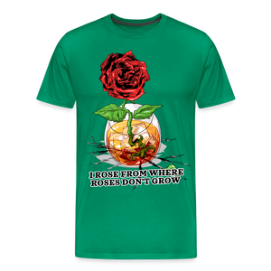 Concrete Rose Men's T-Shirt - kelly green