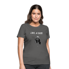 Load image into Gallery viewer, Like a Boss T-Shirt - charcoal