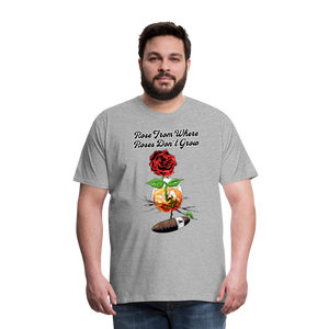 Concrete Rose T-Shirt - heather gray