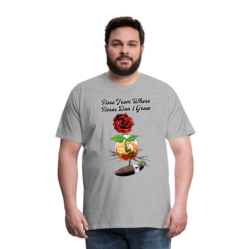 Concrete Rose T-Shirt - heather gray