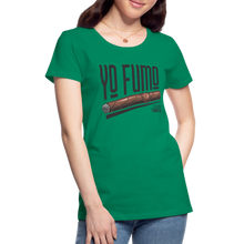 Load image into Gallery viewer, Ladies Yo Fumo T-Shirt - kelly green