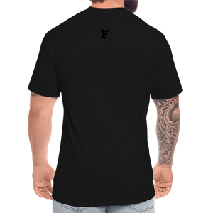 Smoking Rose Tall Men's T-Shirt - black